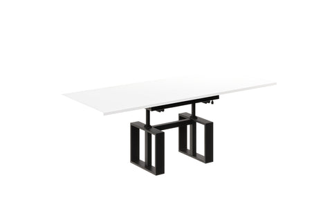 Couchtisch "Empoli" 110-170cm (Weiß Hochglanz) von Endo-Möbel bei coso-home