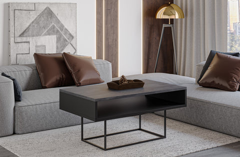 Couchtisch "Enna" 100cm (Beton Dunkel) von Endo-Möbel bei coso-home