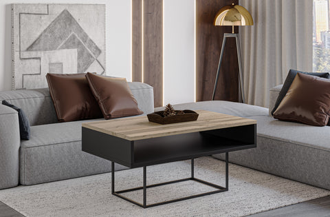 Couchtisch "Enna" 100cm (Eiche Wotan) von Endo-Möbel bei coso-home