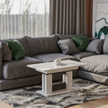 Couchtisch "Fabel" 110-170cm (Weiß Hochglanz) von Endo-Möbel bei coso-home