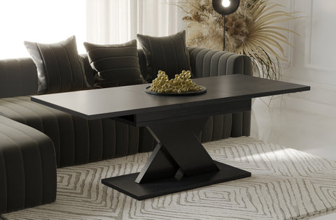 Couchtisch "Ilo" 110-140cm (Beton Dunkel) von Endo-Möbel bei coso-home