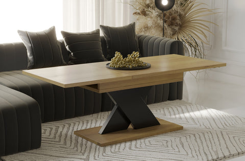 Couchtisch "Ilo" 110-140cm (Eiche Natur) von Endo-Möbel bei coso-home