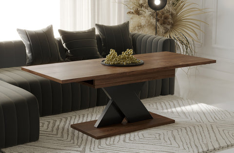 Couchtisch "Ilo" 110-140cm (Eiche Stirling) von Endo-Möbel bei coso-home