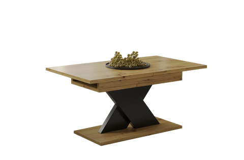 Couchtisch "Ilo" 110-140cm (Eiche Artisan) von Endo-Möbel bei coso-home