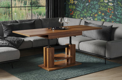 Couchtisch "Iso" 110-170cm (Eiche Stirling) von Endo-Möbel bei coso-home