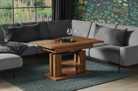 Couchtisch "Iso" 110-170cm (Eiche Stirling) von Endo-Möbel bei coso-home