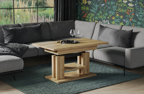 Couchtisch "Iso" 110-170cm (Eiche Wotan) von Endo-Möbel bei coso-home