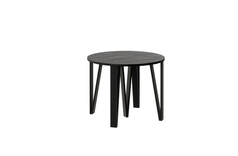 Ausziehbarer runder Esstisch "Jasmin" 100-312cm (Beton Dunkel) von Endo-Möbel bei coso-home