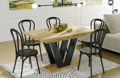 Ausziehbarer Esstisch "Lara" 130-210cm (Eiche Natur) von Endo-Möbel bei coso-home