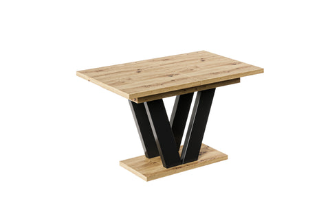 Ausziehbarer Esstisch "Lara" 130-210cm (Eiche Artisan) von Endo-Möbel bei coso-home