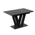 Ausziehbarer Esstisch "Lara" 130-210cm (Beton Dunkel) von Endo-Möbel bei coso-home