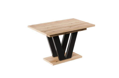 Ausziehbarer Esstisch "Lara" 130-210cm (Eiche Evoke) von Endo-Möbel bei coso-home