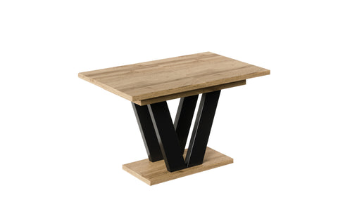 Ausziehbarer Esstisch "Lara" 130-210cm (Eiche Wotan) von Endo-Möbel bei coso-home