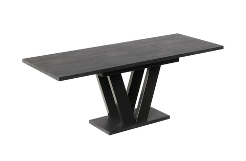 Ausziehbarer Esstisch "Lara" 130-210cm (Beton Dunkel) von Endo-Möbel bei coso-home