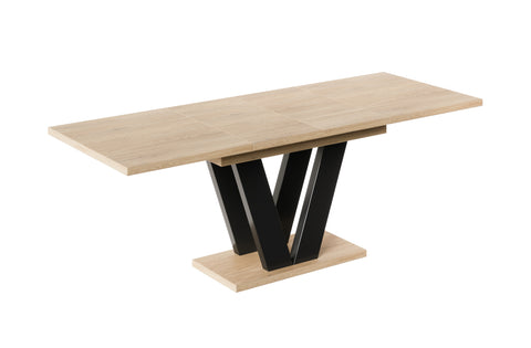 Ausziehbarer Esstisch "Lara" 130-210cm (Eiche Cremona) von Endo-Möbel bei coso-home