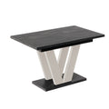 Ausziehbarer Esstisch "Lara Kaschmir" 130-210cm (Beton Dunkel) von Endo-Möbel bei coso-home