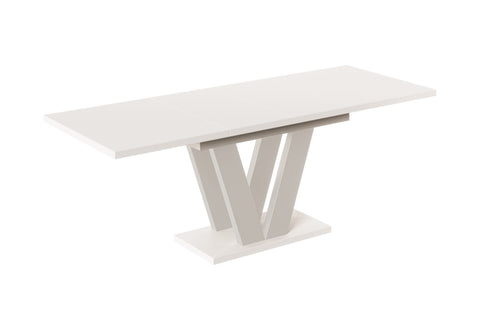 Ausziehbarer Esstisch "Lara Kaschmir" 130-210cm (Kaschmir Beige) von Endo-Möbel bei coso-home