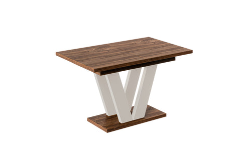 Ausziehbarer Esstisch "Lara Kaschmir" 130-210cm (Eiche Stirling) von Endo-Möbel bei coso-home