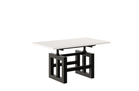 Couchtisch "Lili" 110-170cm (Weiß Hochglanz) von Endo-Möbel bei coso-home