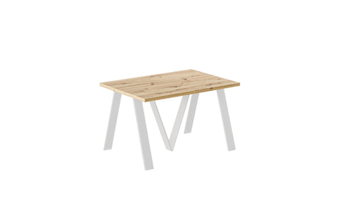 Ausziehbarer Esstisch "Lungo White" 130-405cm (Eiche Artisan) von Endo-Möbel bei coso-home