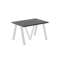 Ausziehbarer Esstisch "Lungo White" 130-405cm (Beton Dunkel) von Endo-Möbel bei coso-home