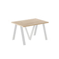 Ausziehbarer Esstisch "Lungo White" 130-405cm (Eiche Cremona) von Endo-Möbel bei coso-home