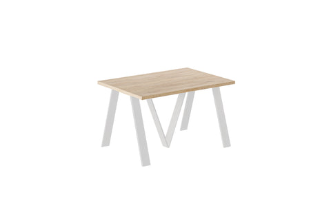 Ausziehbarer Esstisch "Lungo White" 130-405cm (Eiche Cremona) von Endo-Möbel bei coso-home