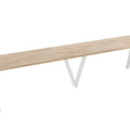 Ausziehbarer Esstisch "Lungo White" 130-405cm (Eiche Cremona) von Endo-Möbel bei coso-home