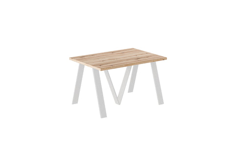 Ausziehbarer Esstisch "Lungo White" 130-405cm (Eiche Evoke) von Endo-Möbel bei coso-home