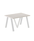 Ausziehbarer Esstisch "Lungo White" 130-405cm (Kaschmir Beige) von Endo-Möbel bei coso-home