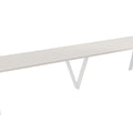 Ausziehbarer Esstisch "Lungo White" 130-405cm (Kaschmir Beige) von Endo-Möbel bei coso-home