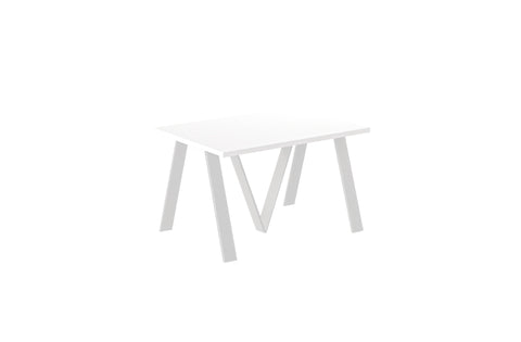 Ausziehbarer Esstisch "Lungo White" 130-405cm (Weiß Hochglanz) von Endo-Möbel bei coso-home