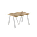 Ausziehbarer Esstisch "Lungo White" 130-405cm (Eiche Wotan) von Endo-Möbel bei coso-home