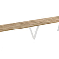 Ausziehbarer Esstisch "Lungo White" 130-405cm (Eiche Wotan) von Endo-Möbel bei coso-home