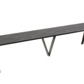 Ausziehbarer Esstisch "Lungo" 130-405cm (Beton Dunkel) von Endo-Möbel bei coso-home
