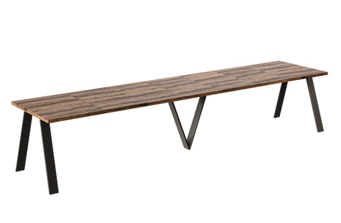 Ausziehbarer Esstisch "Lungo" 130-405cm (Eiche Monastery) von Endo-Möbel bei coso-home