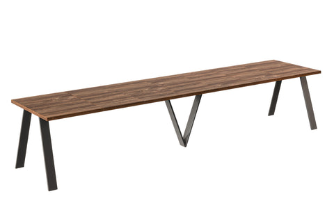 Ausziehbarer Esstisch "Lungo" 130-405cm (Eiche Stirling) von Endo-Möbel bei coso-home