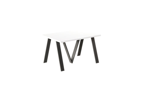 Ausziehbarer Esstisch "Lungo" 130-405cm (Weiß Hochglanz) von Endo-Möbel bei coso-home