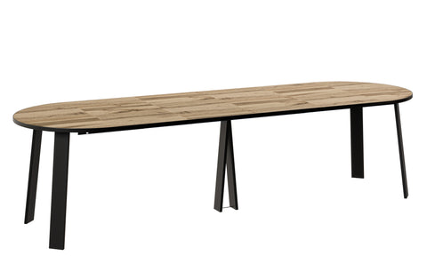 Ausziehbarer runder Esstisch "Mars" 100-312cm von Endo-Möbel bei coso-home