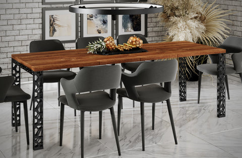 Ausziehbarer Esstisch Matio (Eiche Stirling) von Endo-Möbel bei coso-home