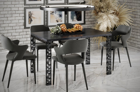 Ausziehbarer Esstisch Matio (Beton Dunkel) von Endo-Möbel bei coso-home