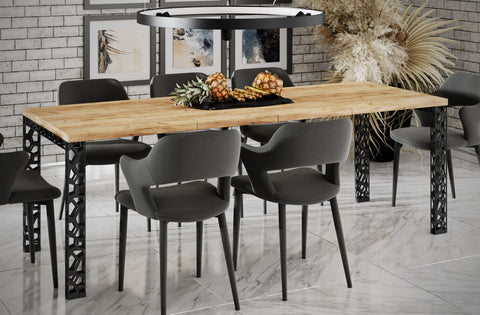 Ausziehbarer Esstisch Matio (Eiche Craft Gold) von Endo-Möbel bei coso-home