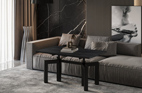 Couchtisch "Oliana" 110-170cm (Beton Dunkel) von Endo-Möbel bei coso-home