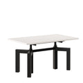 Couchtisch "Oliana" 110-170cm (Weiß Hochglanz) von Endo-Möbel bei coso-home