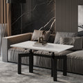 Couchtisch "Oliana" 110-170cm (Weiß Hochglanz) von Endo-Möbel bei coso-home