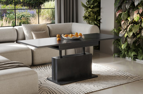 Couchtisch "Solaris" 110-170cm (Beton Dunkel) von Endo-Möbel bei coso-home