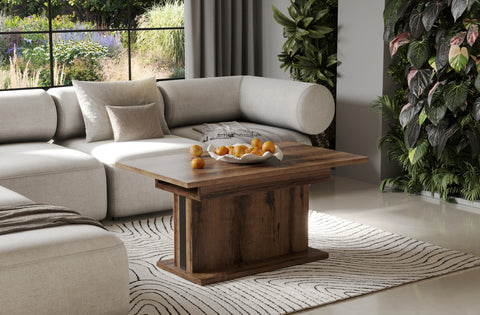 Couchtisch "Solaris" 110-170cm (Eiche Monastery) von Endo-Möbel bei coso-home