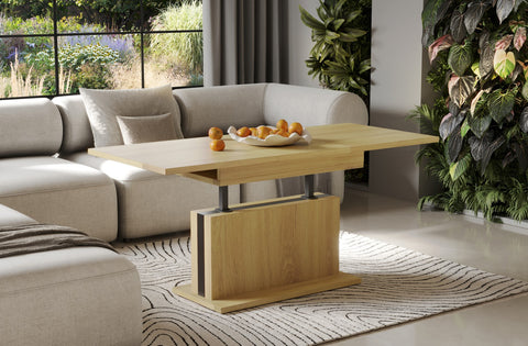 Couchtisch "Solaris" 110-170cm (Eiche Natur) von Endo-Möbel bei coso-home