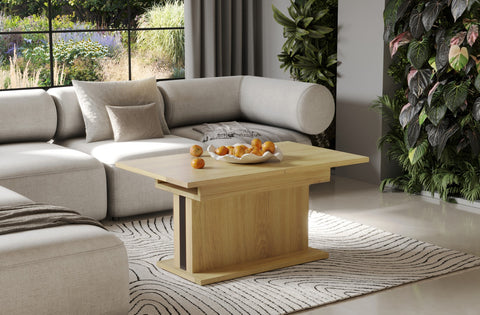 Couchtisch "Solaris" 110-170cm (Eiche Natur) von Endo-Möbel bei coso-home