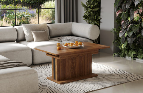 Couchtisch "Solaris" 110-170cm (Eiche Stirling) von Endo-Möbel bei coso-home